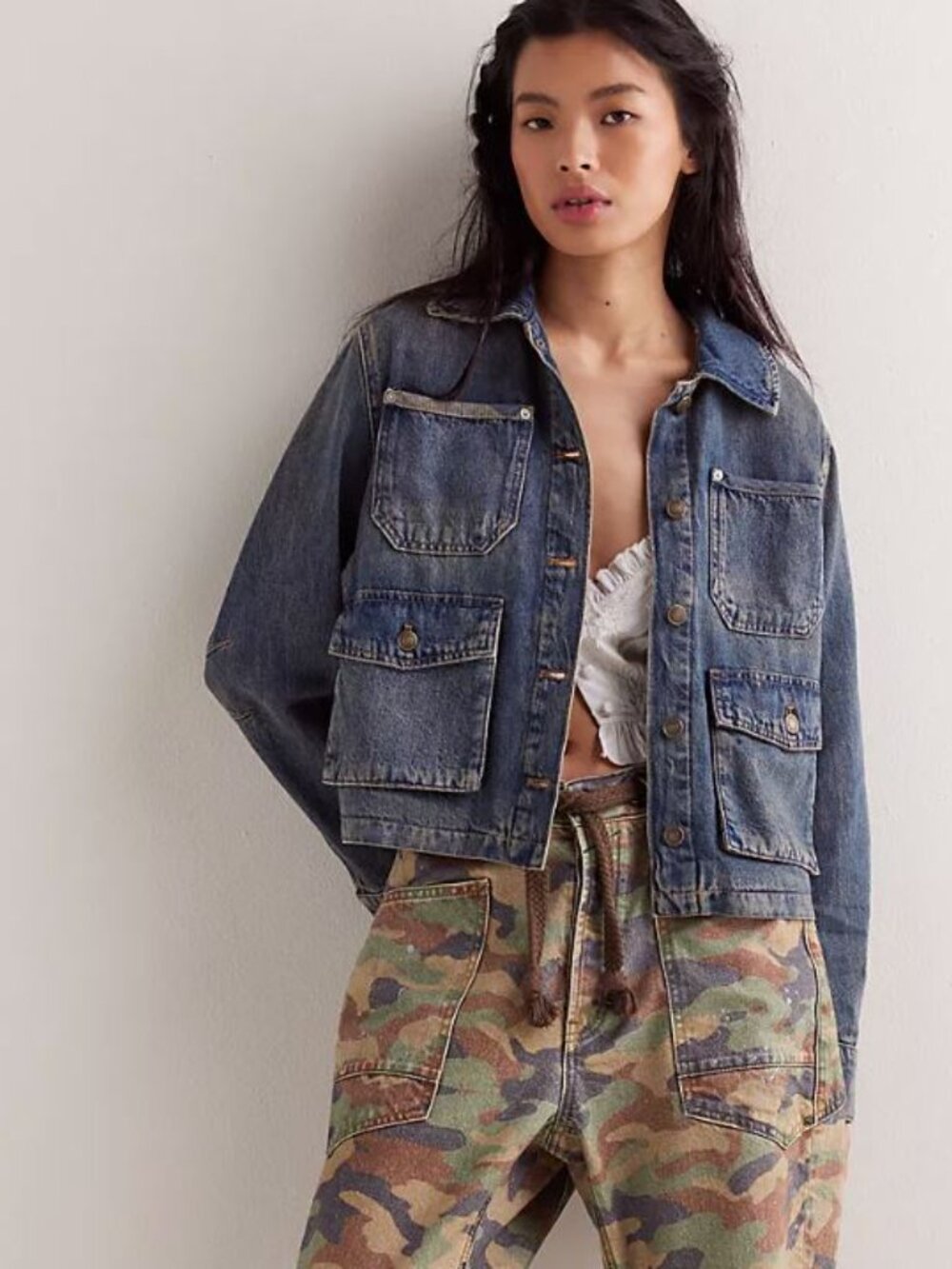 Free People We The Free Dani Denim Jacket